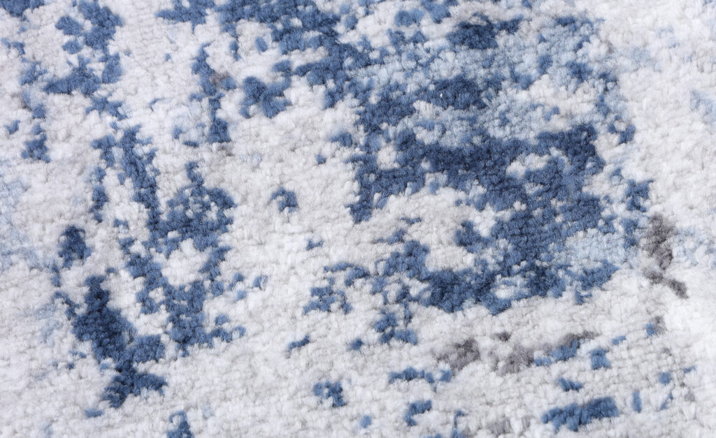 Tapis de Passage Sky Gris Bleu Abstrait Flou