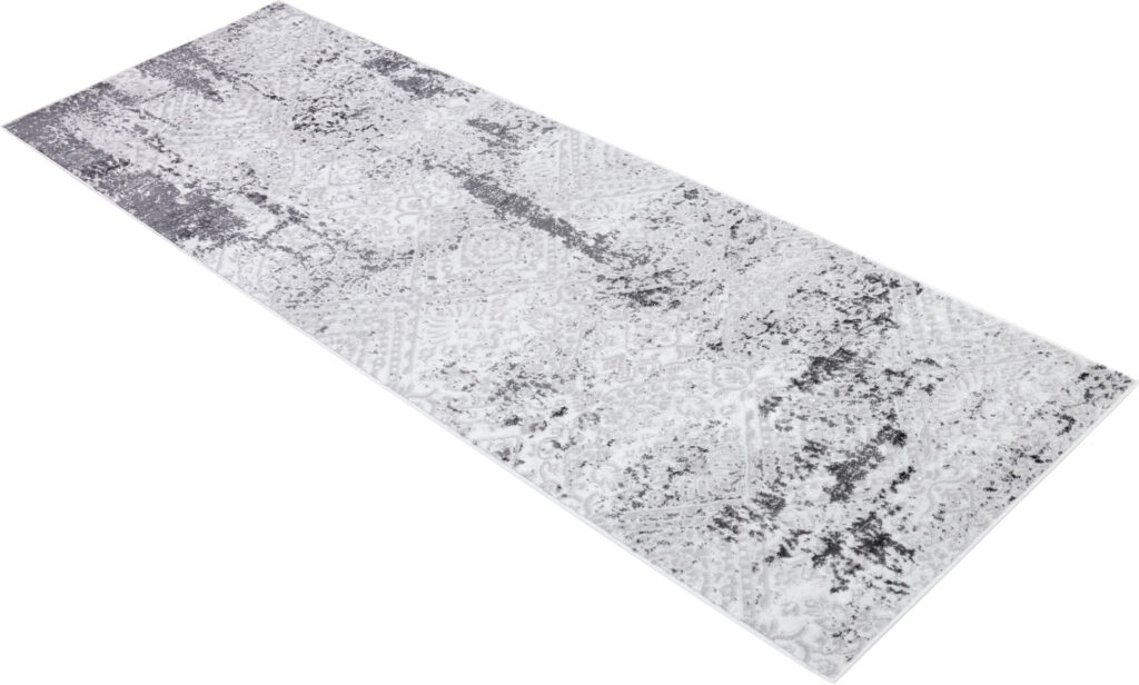 Tapis De Passage Sky Gris Crème Vintage Ornements