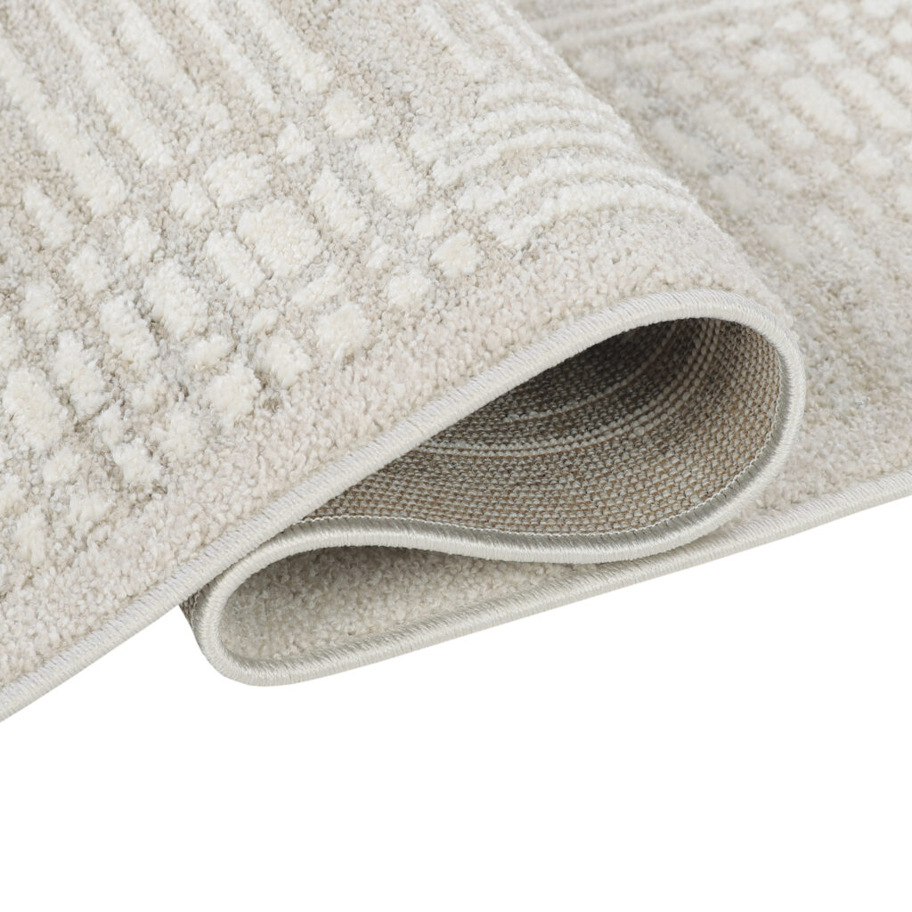 Tapis Trend Beige Moderne Lignes