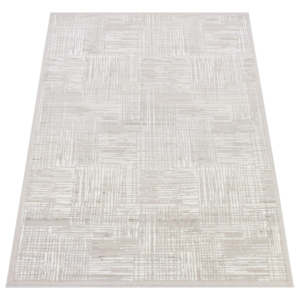 Tapis Trend Beige Moderne Lignes