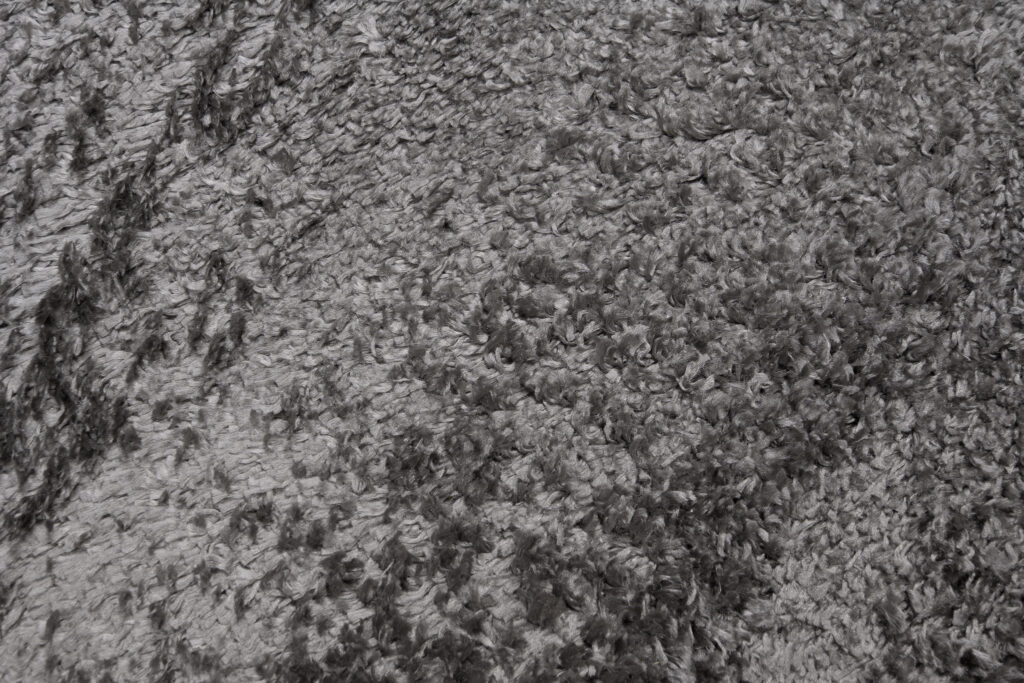 Tapis Evra Shaggy Gris Unicolore Moelleux