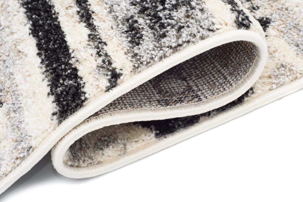 Tapis de Passage Ethno Ethnique Graphite Crème Doux