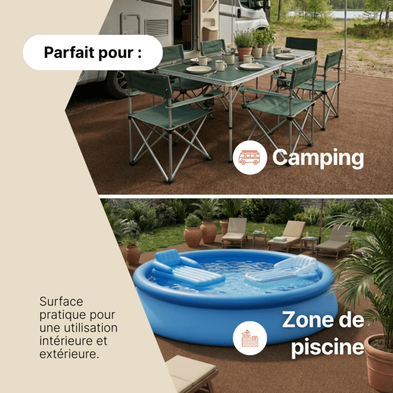 Gazon Synthétique Pemba Marron 4mm