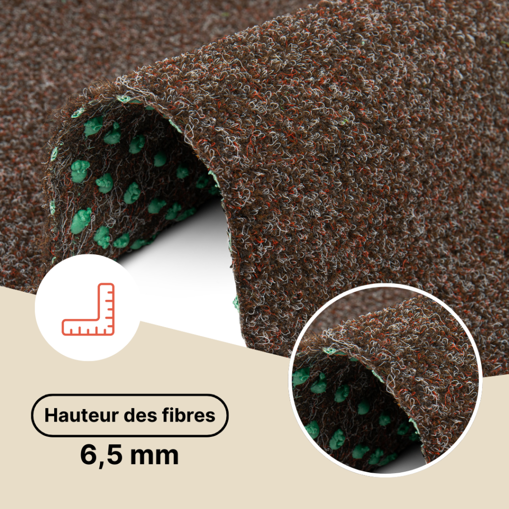 Gazon Synthétique Garden Marron 7mm