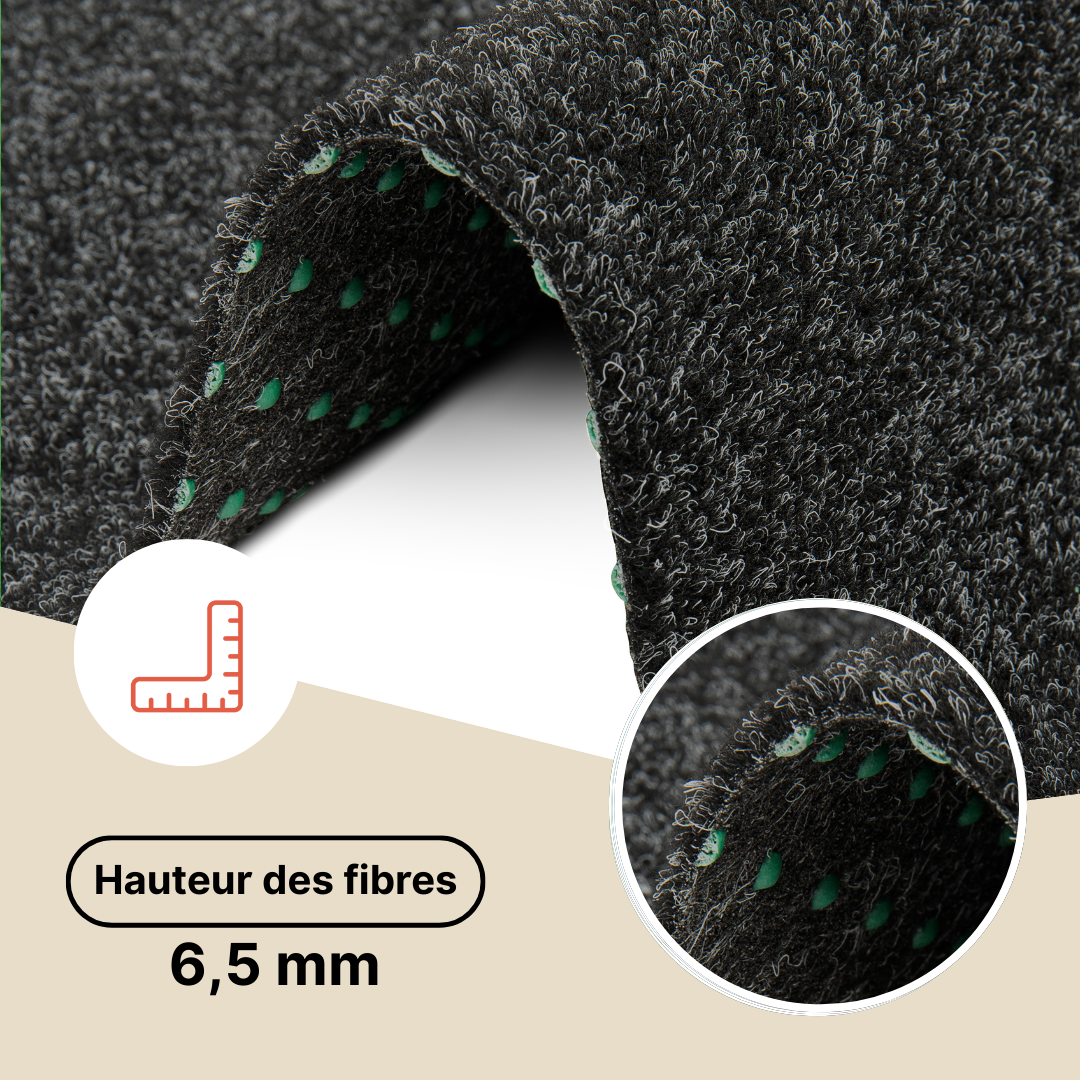 Gazon Artificielle Garden Anthracite 7mm