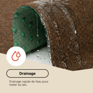 Gazon Synthétique Pemba Marron 4mm