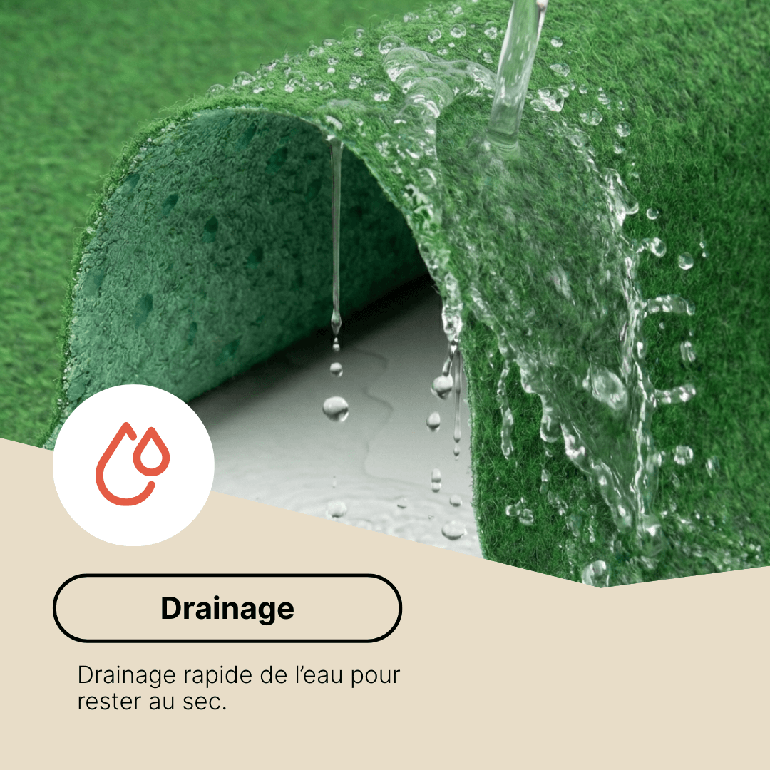 Gazon Synthétique Pemba Vert 4mm