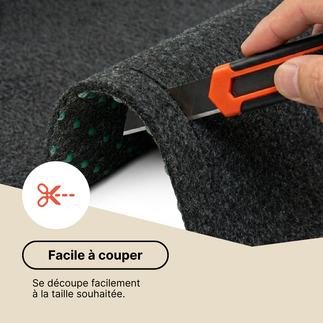 Gazon Artificielle Garden Anthracite 7mm