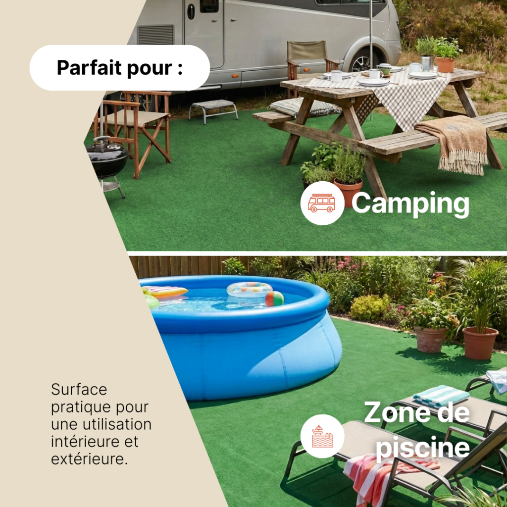 Gazon Synthétique Garden Vert 7mm