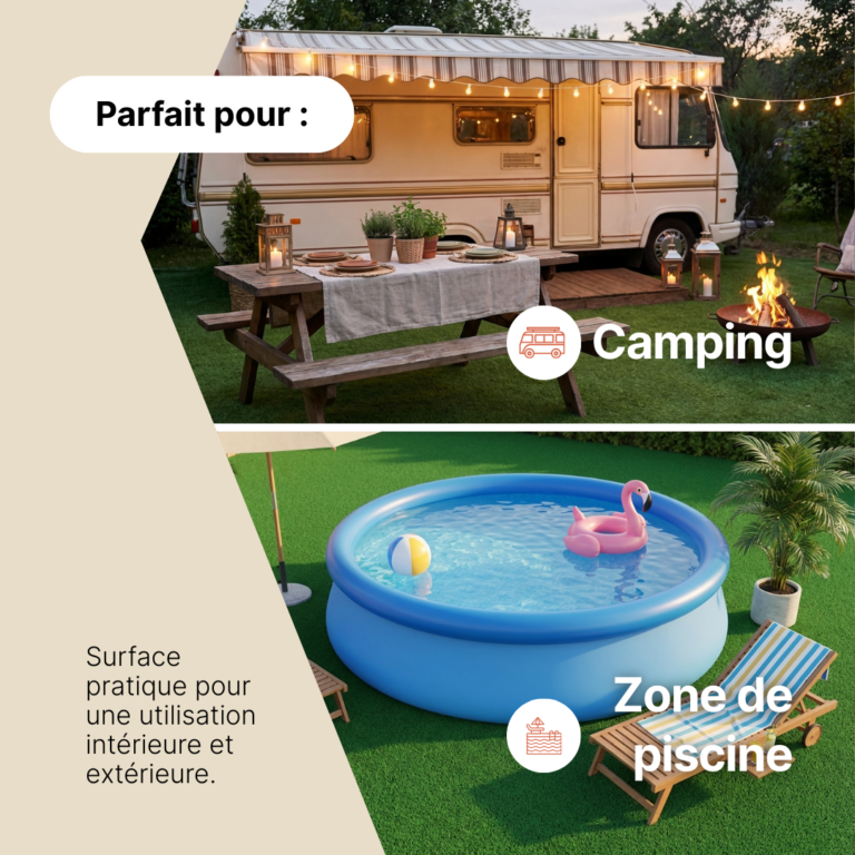 Gazon Synthétique Taifo Vert 6mm