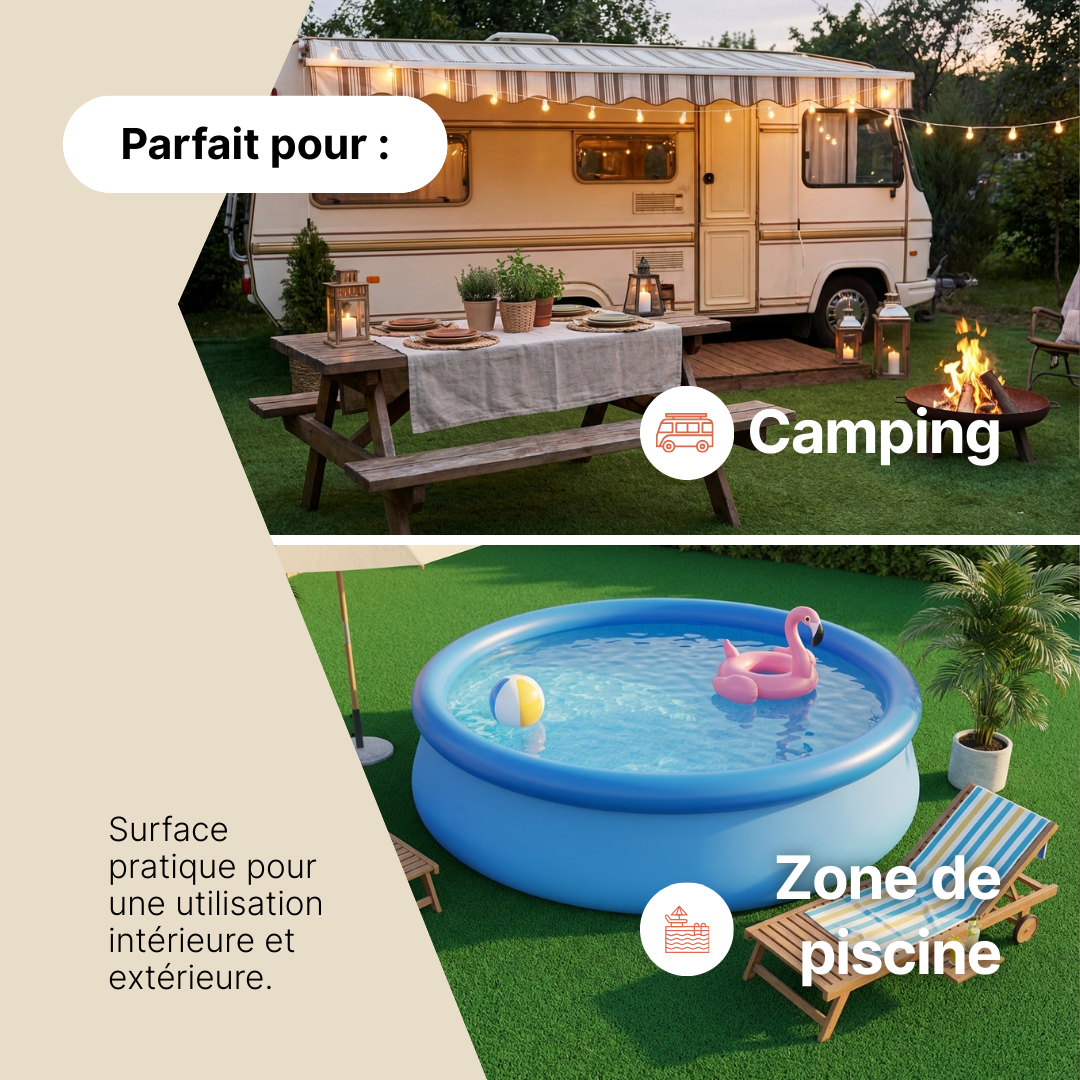 Gazon Synthétique Taifo Vert 6mm