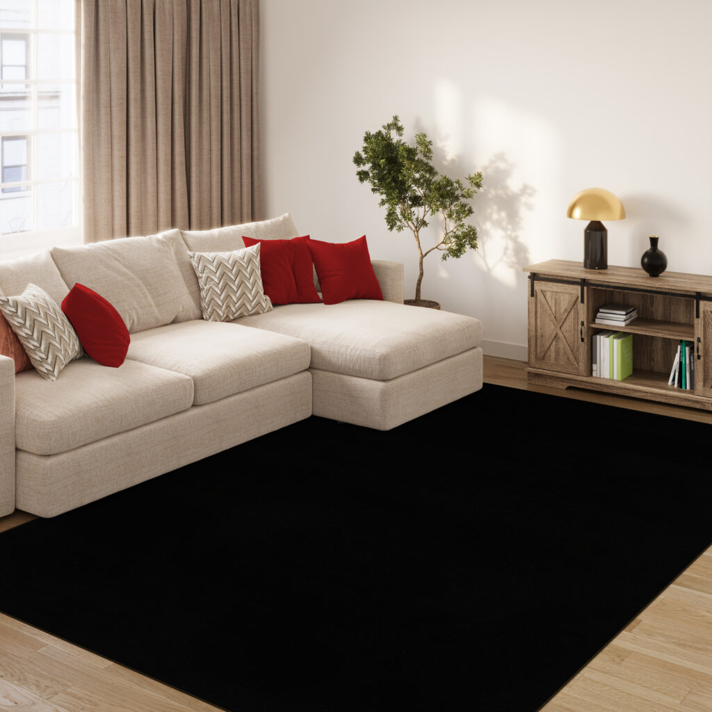 Tapis Mono Intérieur Extérieur Noir