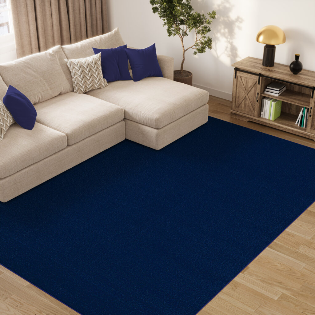 Tapis Mono Intérieur Extérieur Bleu Marine