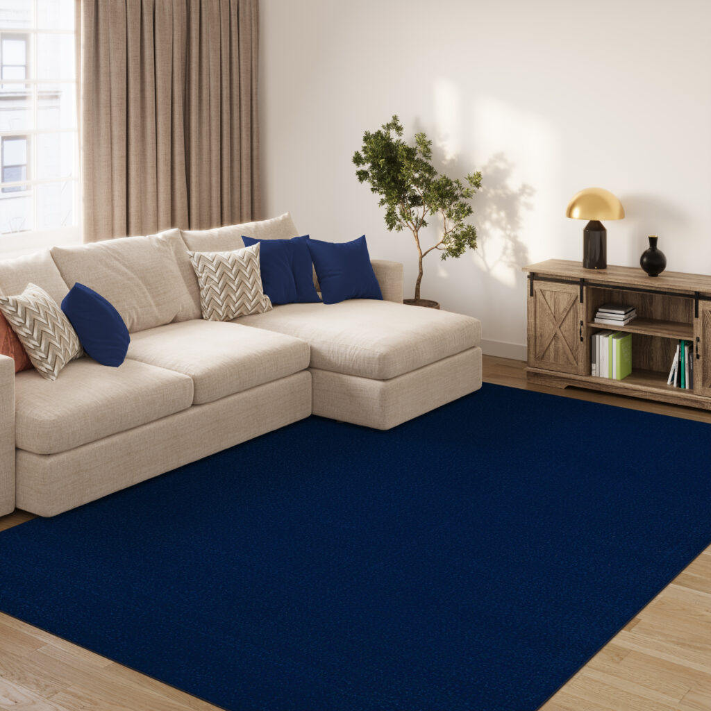 Tapis Mono Intérieur Extérieur Bleu Marine