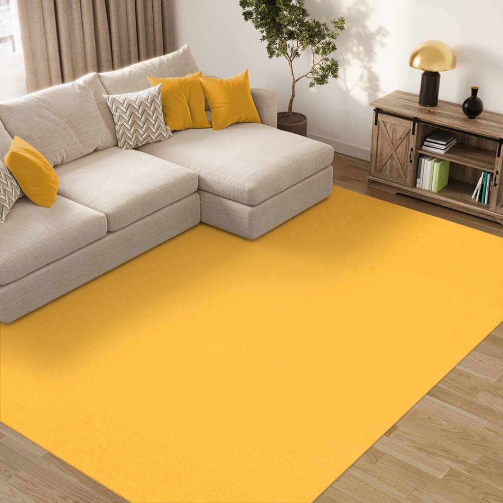 Tapis Mono Intérieur Extérieur Jaune
