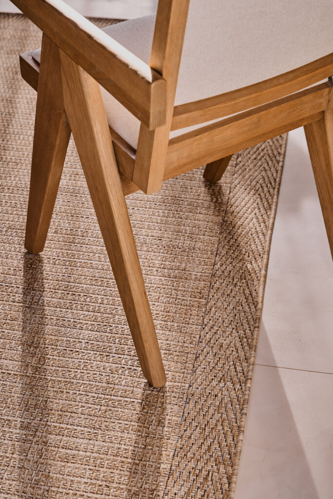 Tapis d'extérieur Yucana Beige Cadre