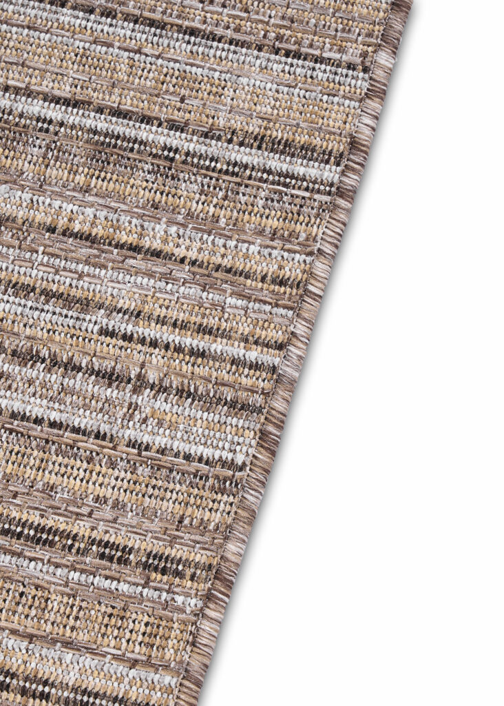 Tapis d'extérieur Yucana Beige Gris Rayures