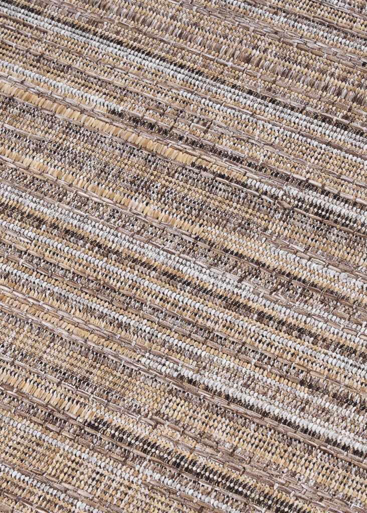 Tapis d'extérieur Yucana Beige Gris Rayures