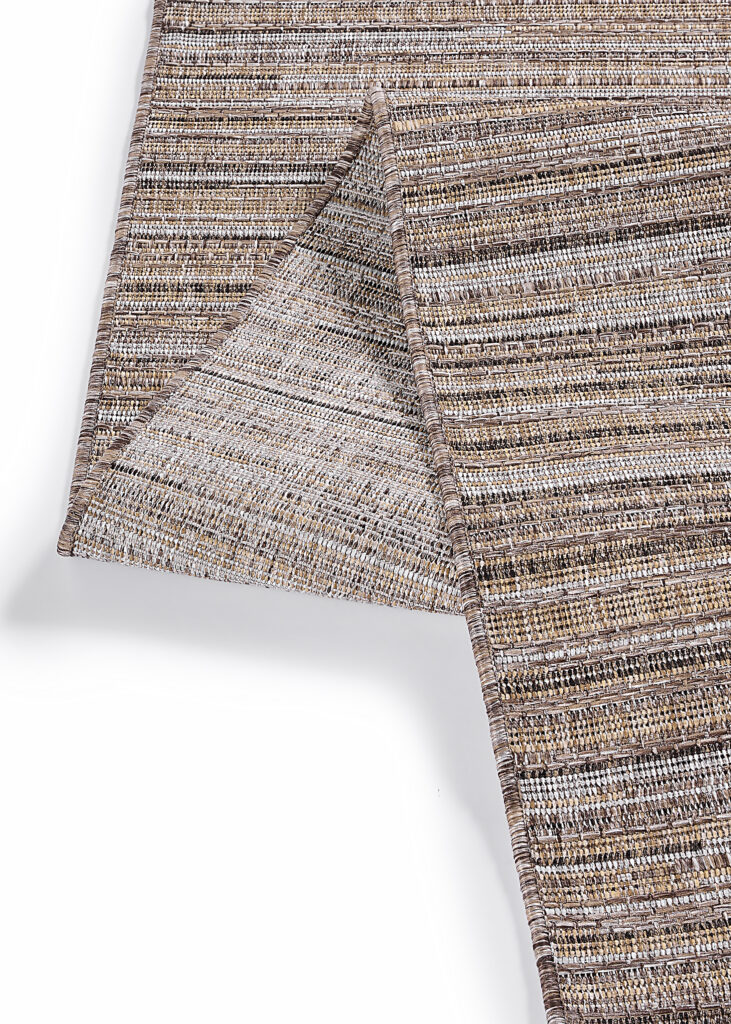 Tapis d'extérieur Yucana Beige Gris Rayures