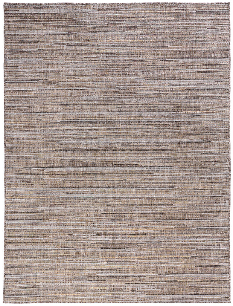 Tapis d'extérieur Yucana Beige Gris Rayures