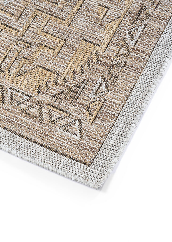 Tapis d'extérieur Yucana Marron Gris Vintage
