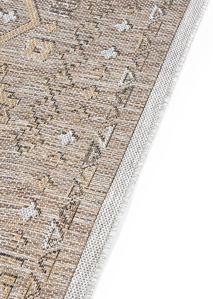 Tapis d'extérieur Yucana Marron Gris Vintage