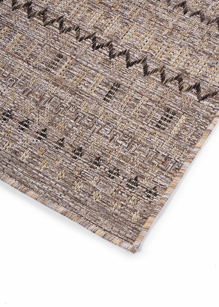 Tapis d'extérieur Yucana Marron Zigzag