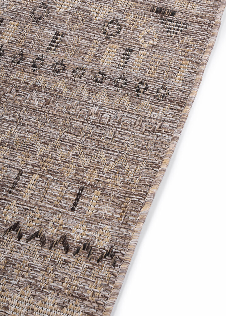 Tapis d'extérieur Yucana Marron Zigzag