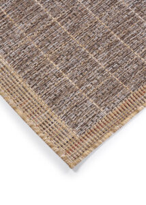 Tapis d'extérieur Yucana Marron Beige Cadre