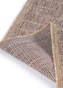 Tapis d'extérieur Yucana Marron Beige Cadre