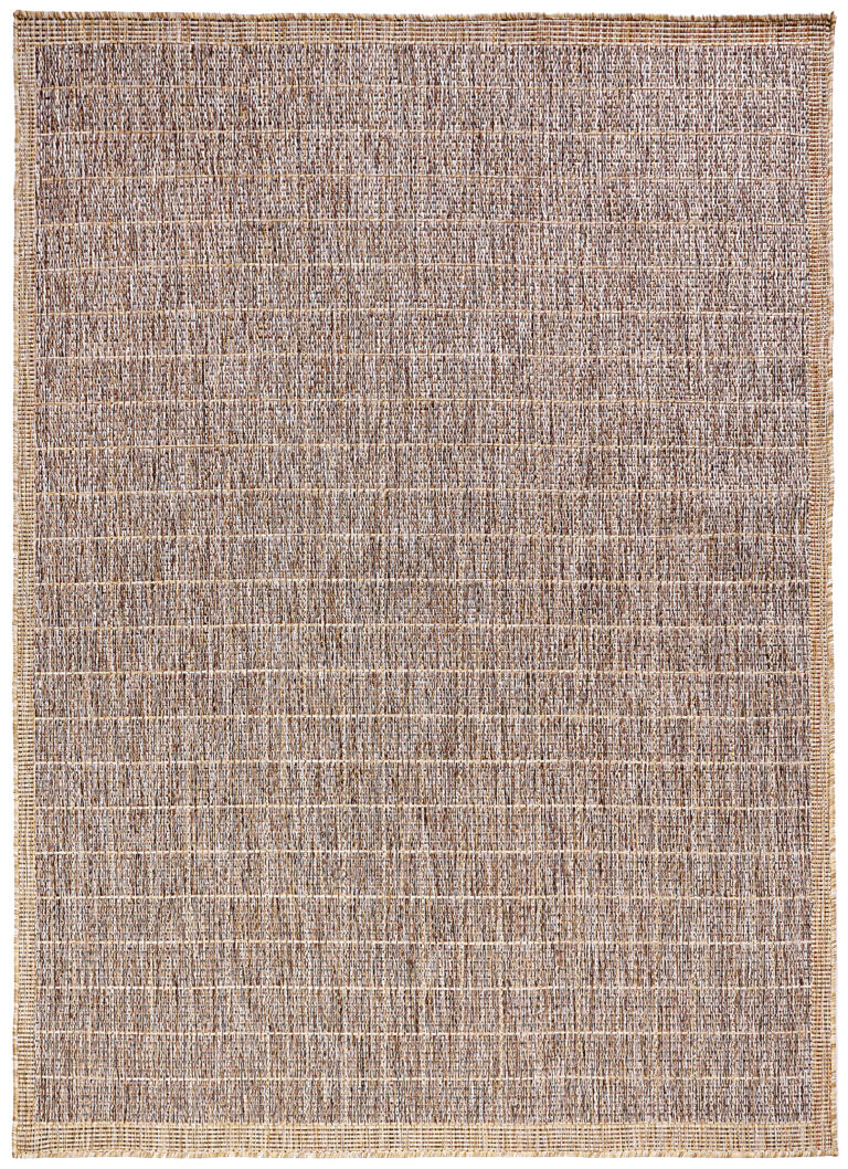Tapis d'extérieur Yucana Marron Beige Cadre