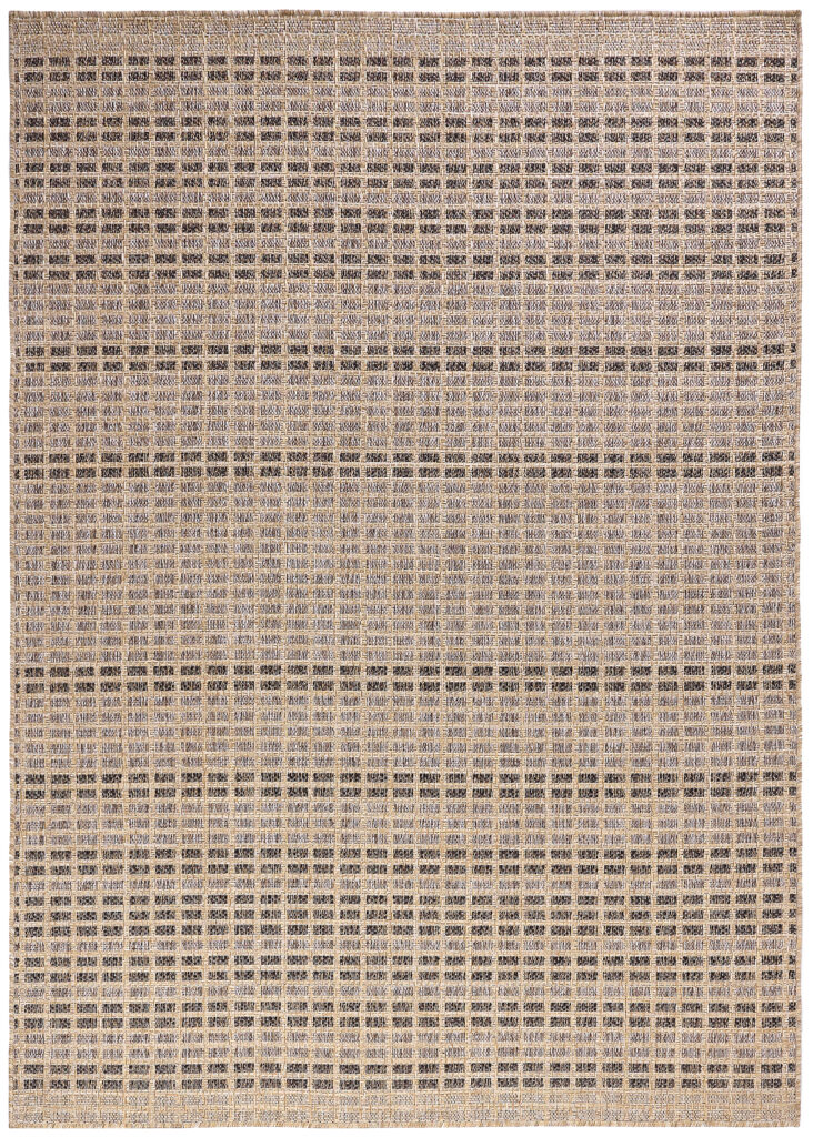 Tapis d'extérieur Yucana Beige Marron Carreaux