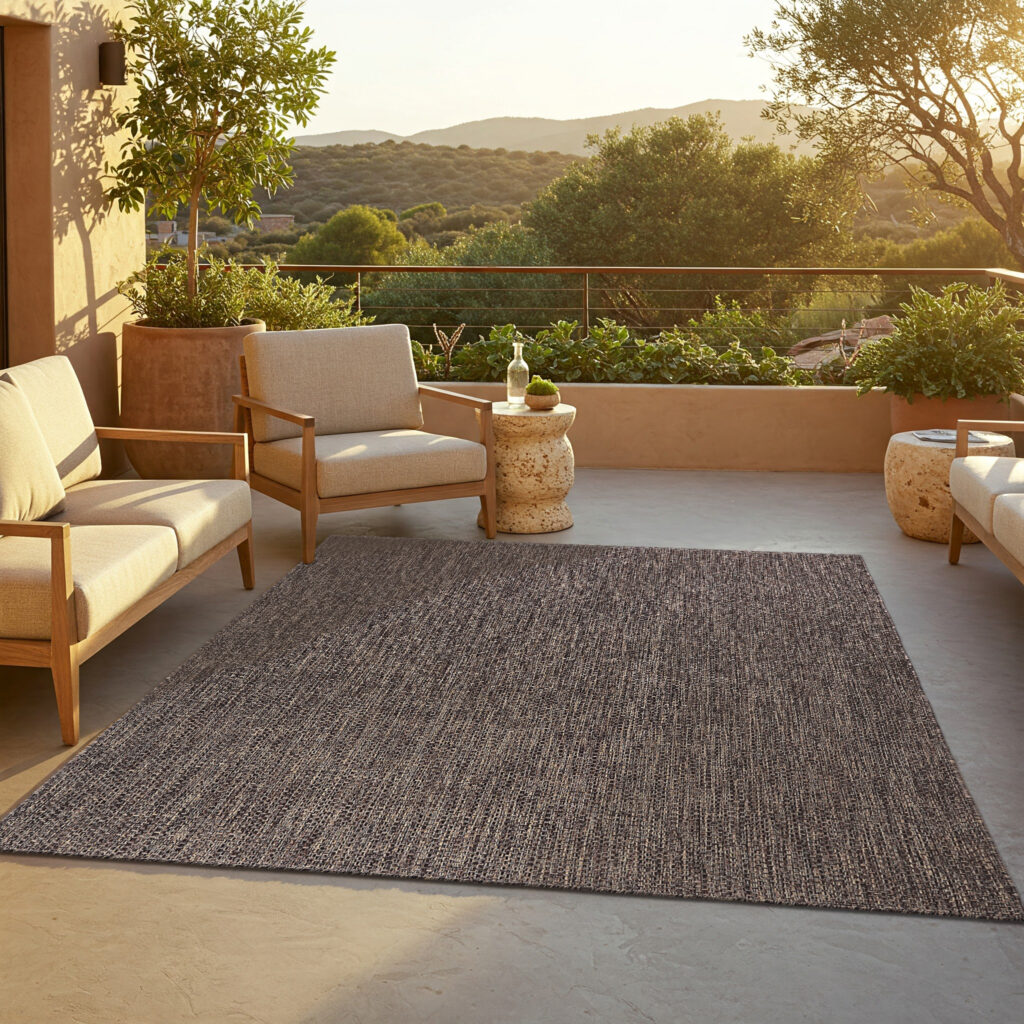 Tapis d'extérieur Yucana Marron Foncé