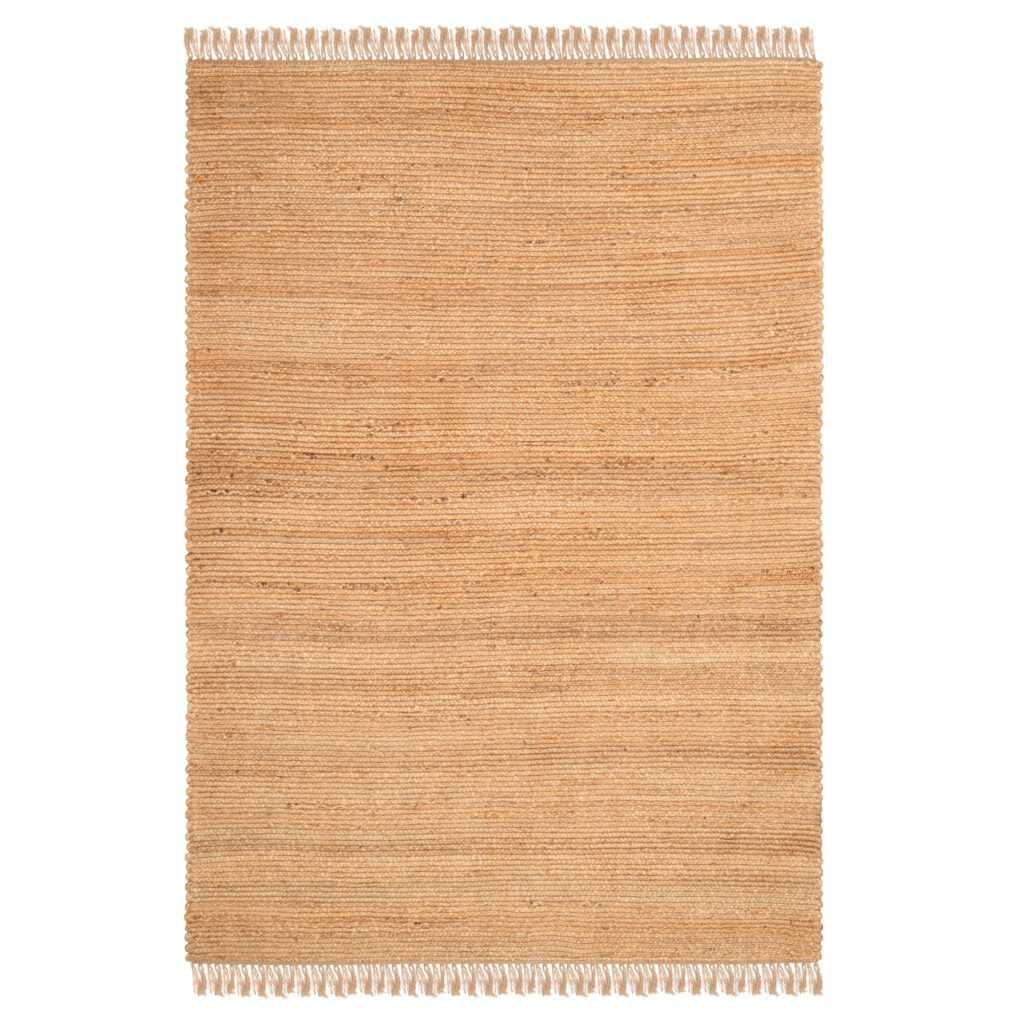 Tapis en Jute Naturel avec Franges