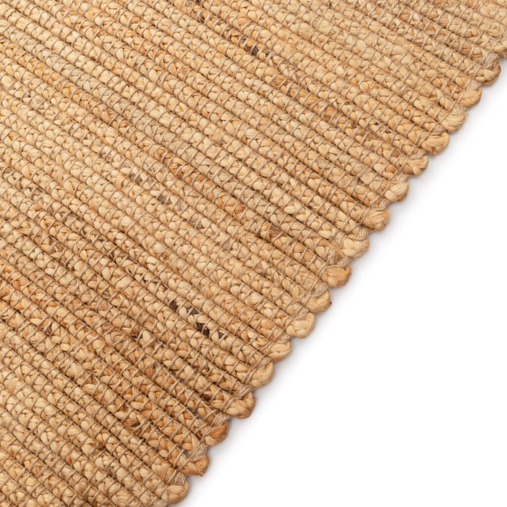 Tapis en Jute Naturel avec Franges