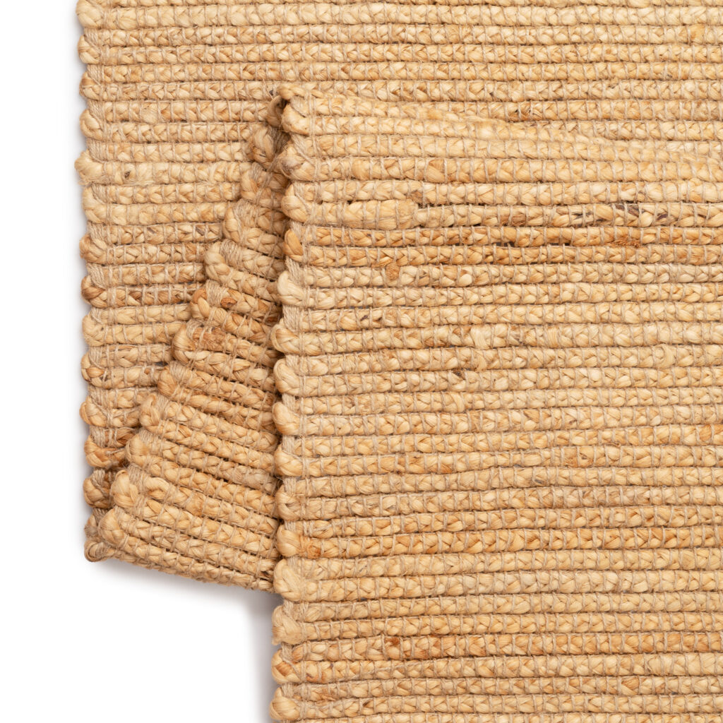 Tapis en Jute Naturel avec Franges