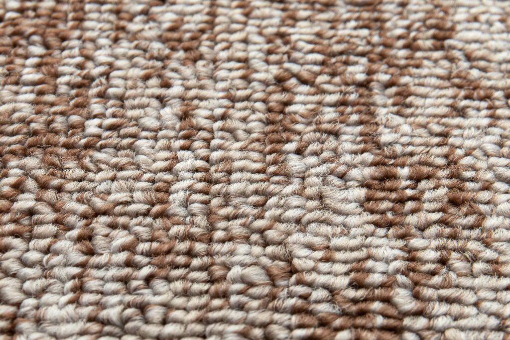 Tapis Nizza Rond Beige Moderne Antidérapant