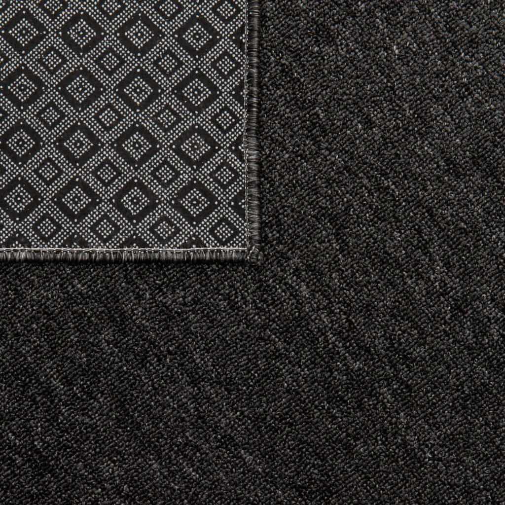 Tapis Nizza Anthracite Moderne Antidérapant