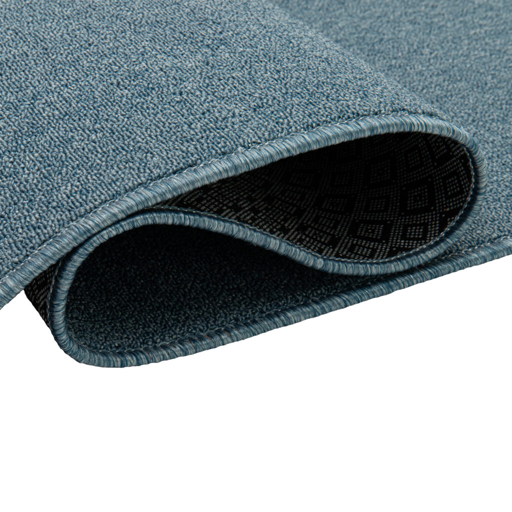 Tapis Nizza Bleu Moderne Antidérapant