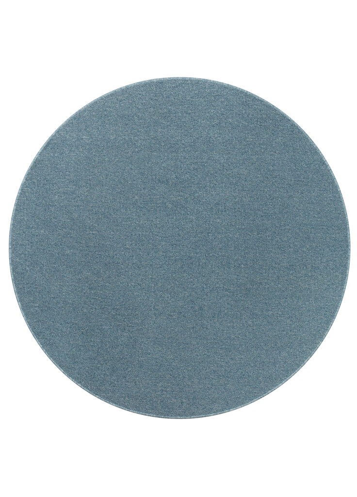 Tapis Nizza Rond Bleu Moderne Antidérapant