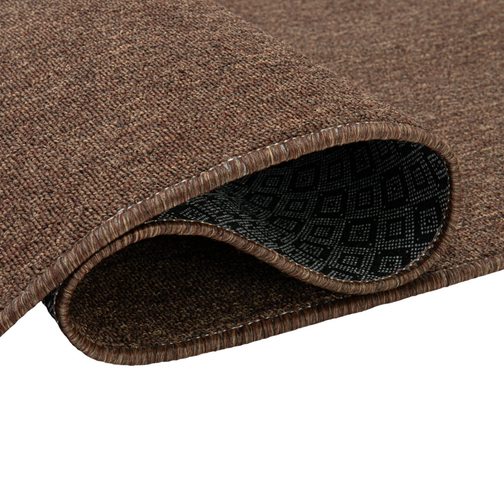 Tapis Nizza Marron Moderne Antidérapant