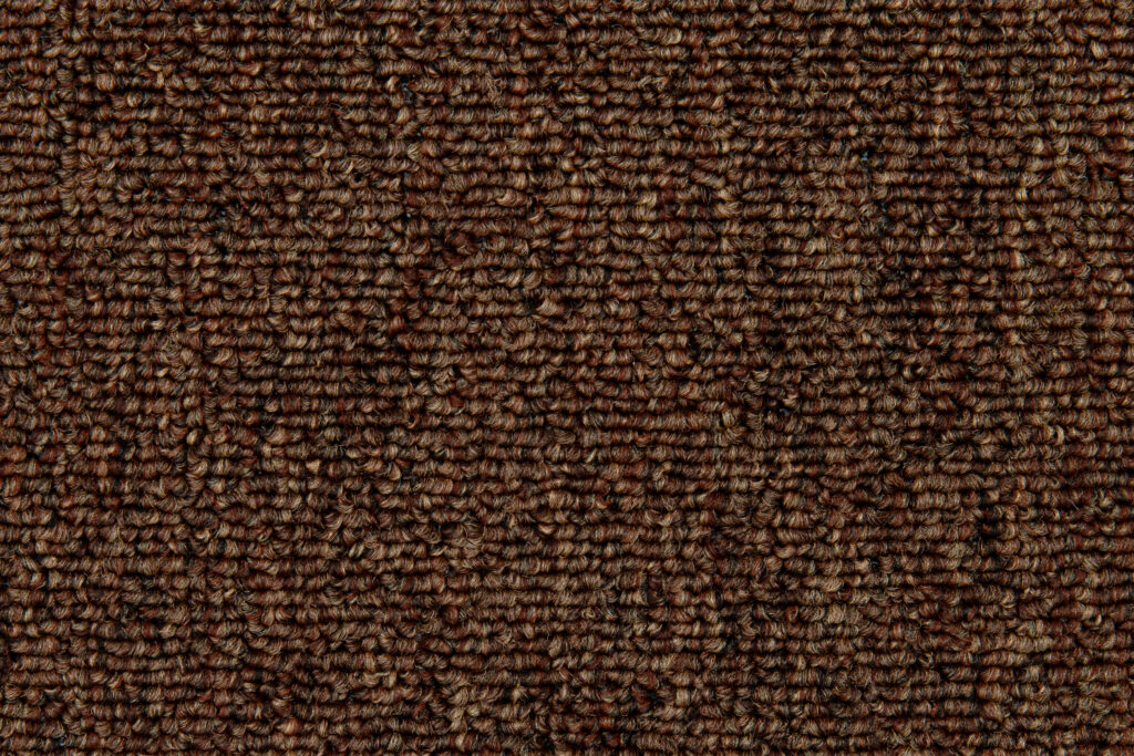 Tapis Nizza Rond Marron Moderne Antidérapant