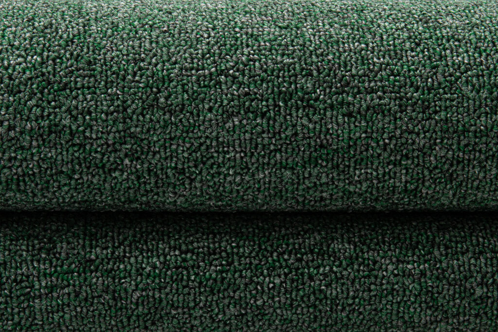 Tapis Nizza Rond Vert Moderne Antidérapant