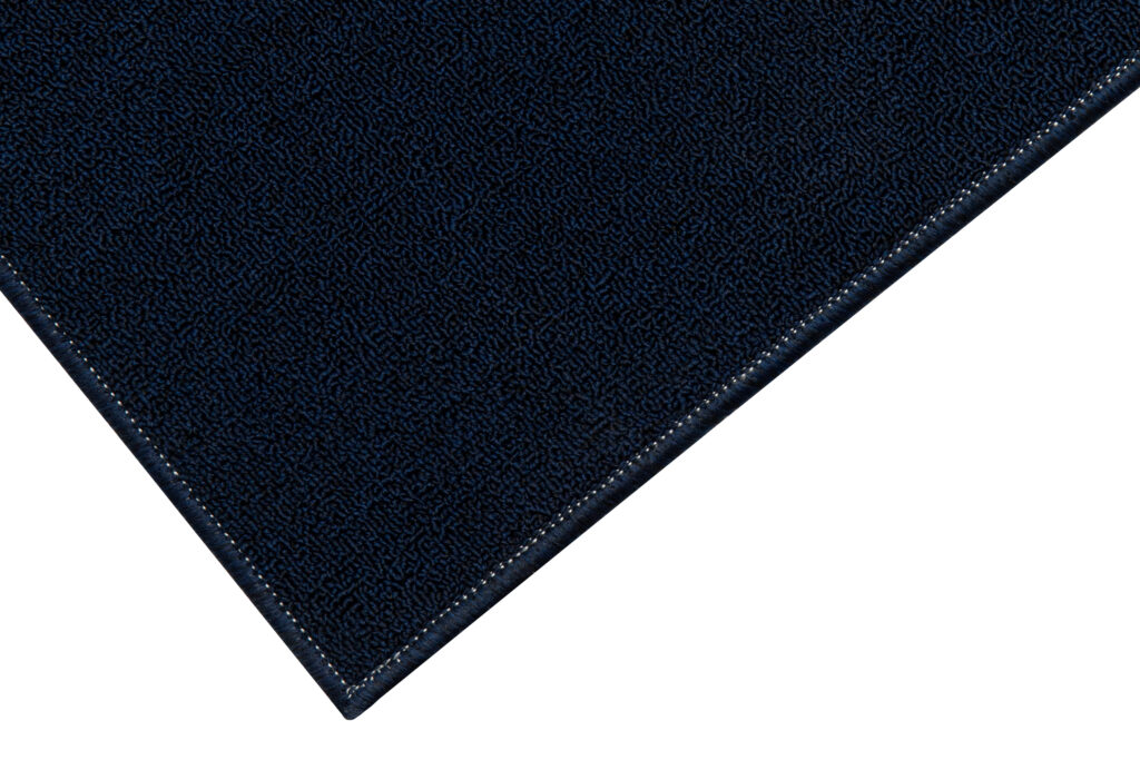 Tapis Nizza Bleu Marine Moderne Antidérapant