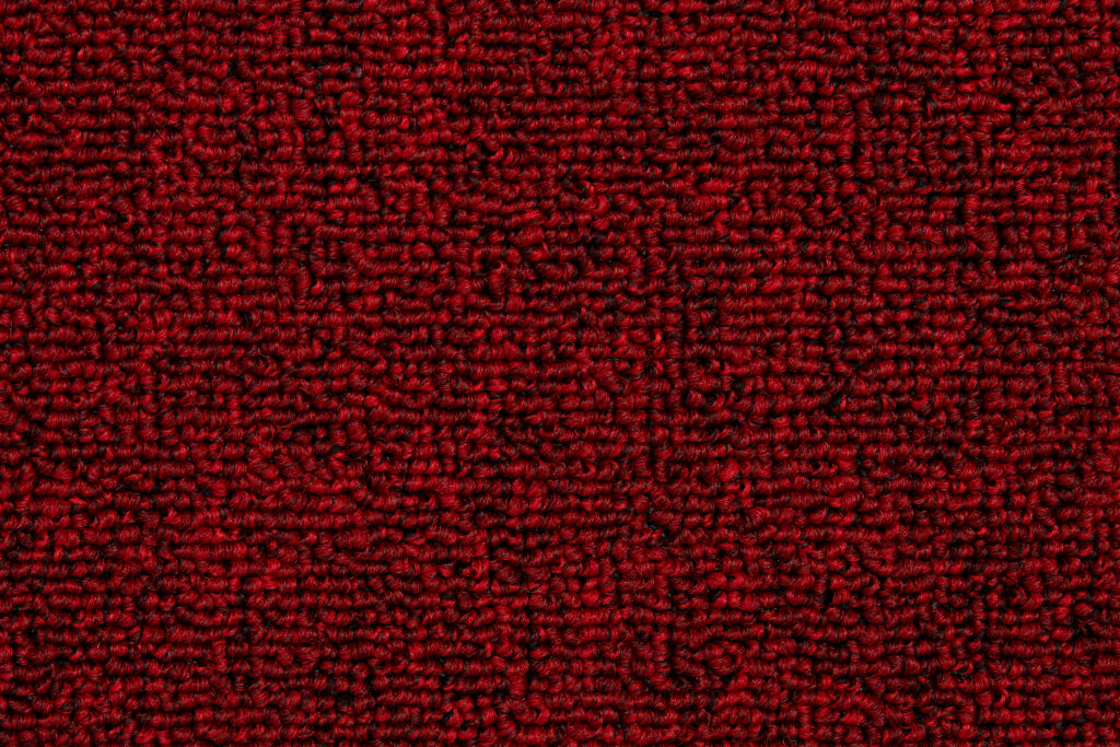 Tapis Nizza Rond Rouge Moderne Antidérapant