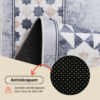 Tapis Nora Gris Beige à Bordure Antidérapant