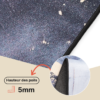 Tapis Nora Gris Bleu Marine Marbre Antidérapant