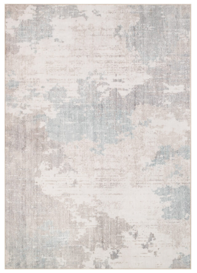 Tapis Ash Gris Beige Antidérapant