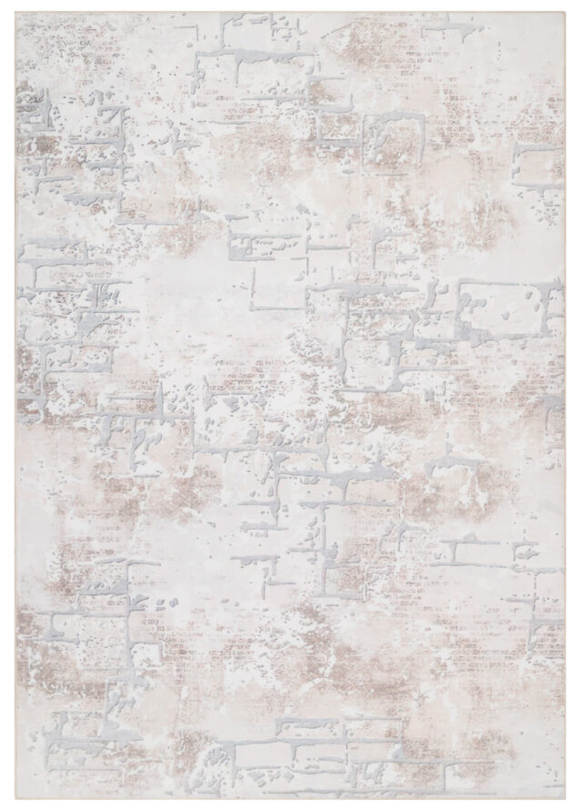 Tapis Ash Beige Crème Antidérapant