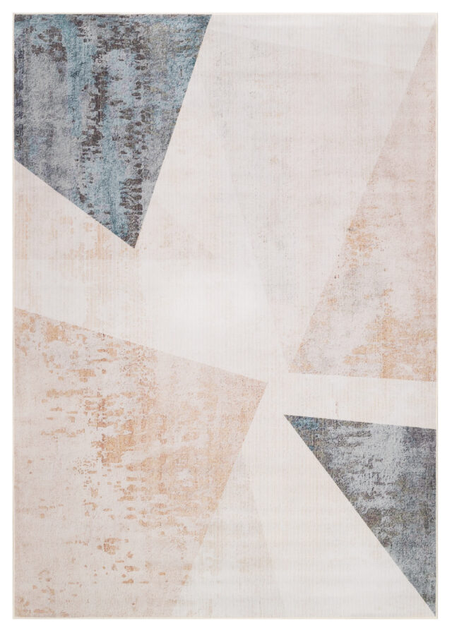 Tapis Nora Beige Gris Antidérapant